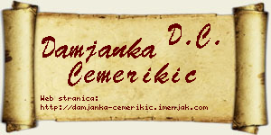 Damjanka Čemerikić vizit kartica